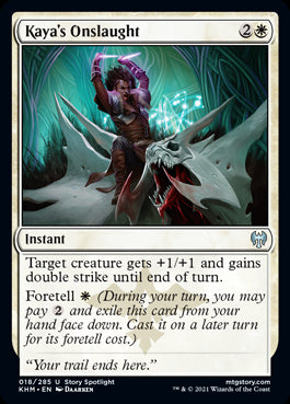onslaught mtg card Kaya's Onslaught – THE ART OF DAARKEN