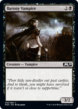 mtg vampire card Barony Vampire – THE ART OF DAARKEN