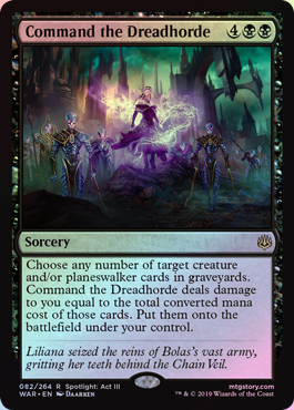 command cards mtg Command the Dreadhorde – THE ART OF DAARKEN