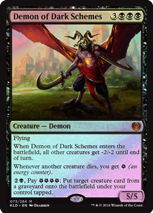 mtg black demon cards Mono-Black Demons sacrifice Demonic Covenant. Demon of Dark Schemes